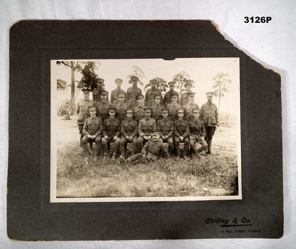 Group photograph of the Tarnagulla boys.