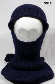 Blue wool balaclava RAAF WW2