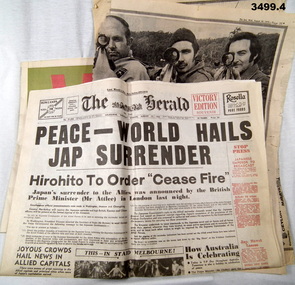 Newspaper supplements relating to WW2