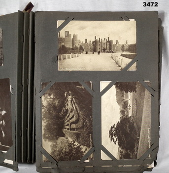 Album showing one of the pages in it.