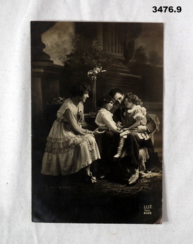 B & W post card WW1 era.
