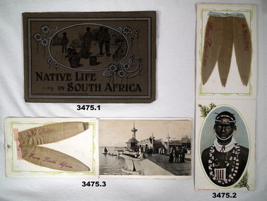 Booklet and memorabilia South Africa WW1