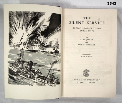 Book, ANZAC Navy stories, silent service.