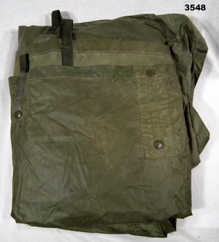 Hutchie tent fly for overhead protection.