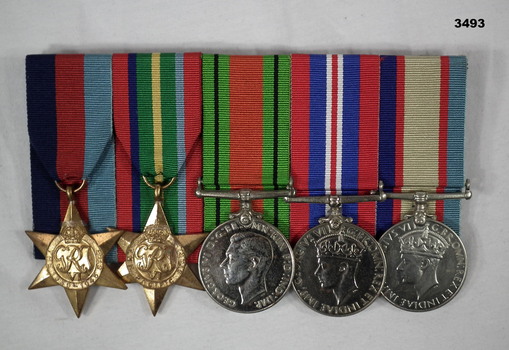 Court mounted set AIF WW2 POW