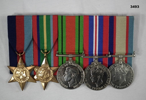 Court mounted set AIF WW2 POW