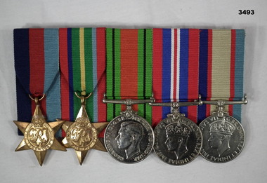 Court mounted set AIF WW2 POW