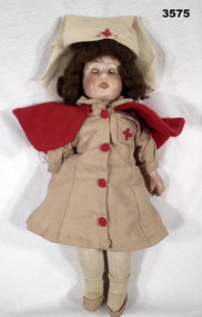 Red Cross children’s doll.