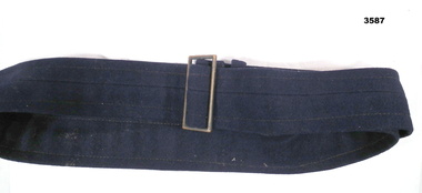 Blue coloured possibly RAAF belt.