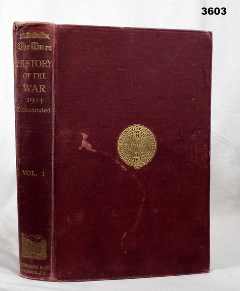 Book - BOOK, WW1, The Times - History of the War 1914, 1914
