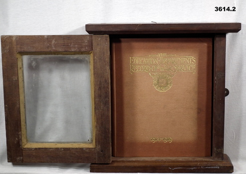 Book, case re education department 1914 - 1918.