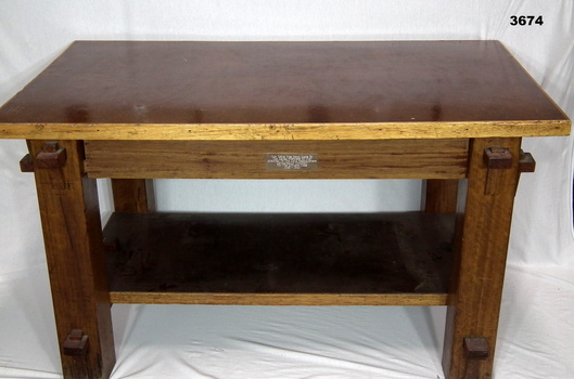 Wooden hand made table