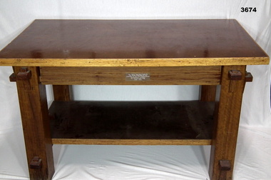 Wooden hand made table