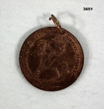Medallion relation to Australia in the Boer War.