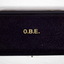 Medal case being for an OBE