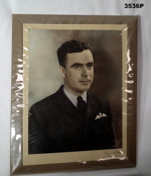 Portrait colour photo of an RAAF Airman WW2