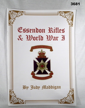 Booklet re 58/32nd Infantry Bn.
