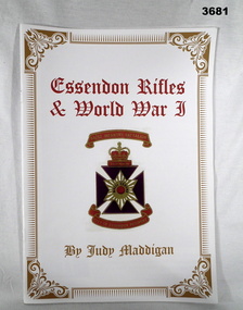 Booklet re 58/32nd Infantry Bn.