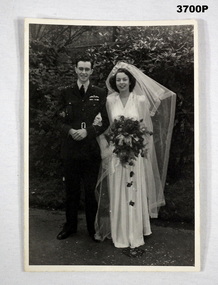 Wedding photo of Ivan Southall RAAF