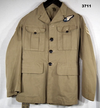 Khaki RAAF cotton Flying jacket.