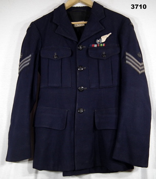 RAAF blue long sleeved service jacket.