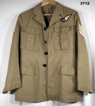 Khaki flying jacket for RAAF.