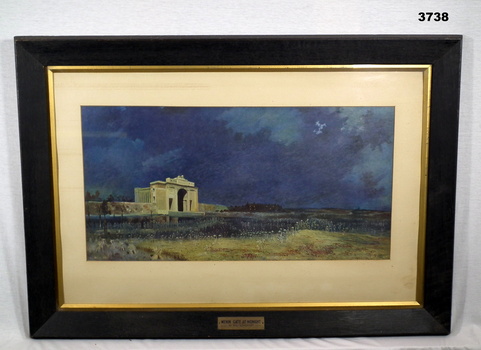 Framed print of Menin Gate.
