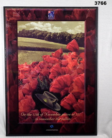 Poster relating to Remembrance Day.