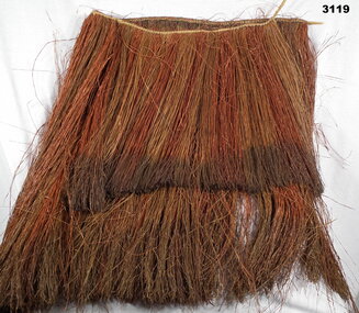 Native grass skirt from New Guinea.