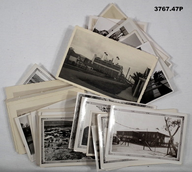 Series of photographs relating to the NT WW2