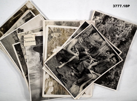 Series of 18 photographs from New Guinea WW2.