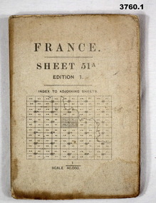 Five maps different areas France WW1.