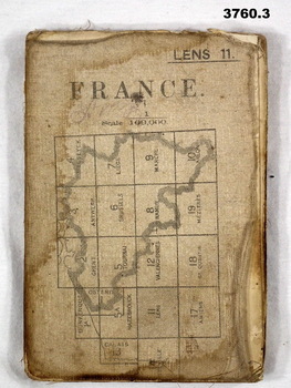 Five maps covering areas of France WW1.