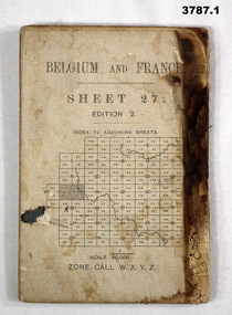 Five maps, WW1 re Belgium and France.