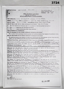 Photocopy of Service Record for A.T. Manly.