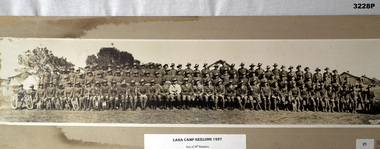 Photograph 38th Bn at Camp 1937.
