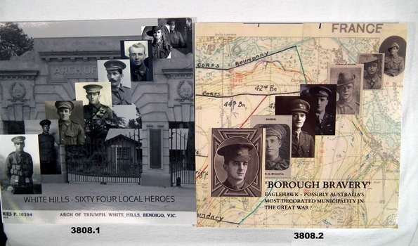 Two books re local area bravery WW1.