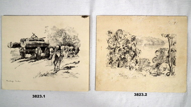 Black and white sketch Christmas cards
