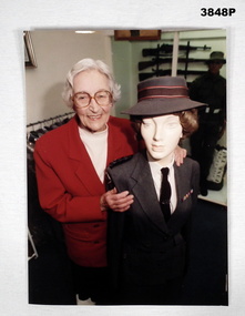 Photograph of a Nurse with her WW2 uniform.