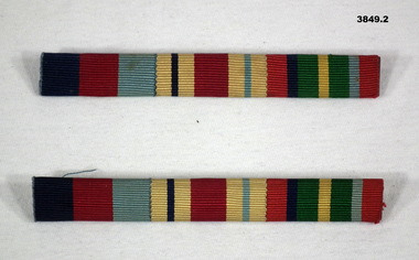 WO sets of WW2 service ribbons.
