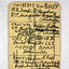 The reverse of a small wallet pocket calendar 1943