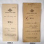 Two brown Wills on military forms 2nd AIF