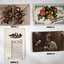 Four postcards both photographic and silk.