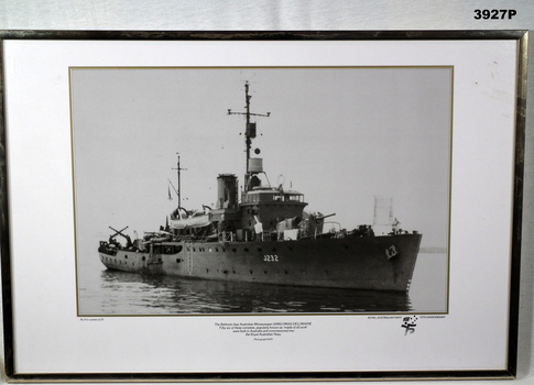 B & W photograph re 75th anniversary of the RAN.