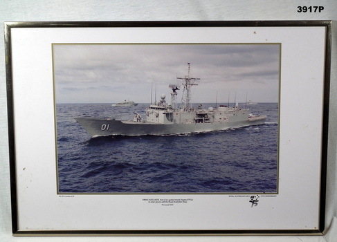 Photo HMAS Adelaide celebrating 75 Years of the RAN.