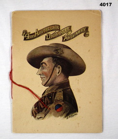 Small booklet re 4th Div Artillery WW1.