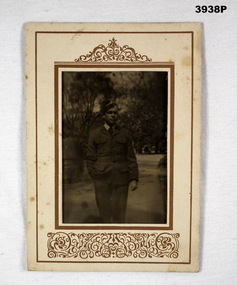 Photo on backing of an RAAF person 1942