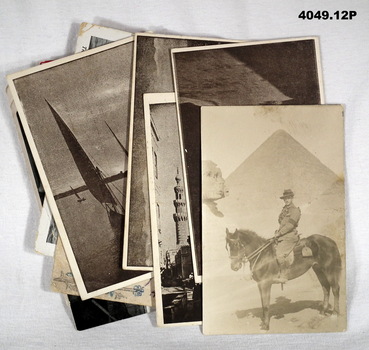 Series of photo postcards relating to several soldiers.