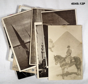 Series of photo postcards relating to several soldiers.