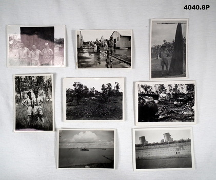Eight photographs relating to mostly Darwin area.